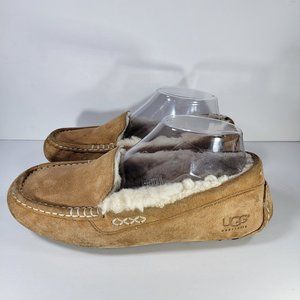 UGG Australia Womens Size 7 Chestnut Ansley 3312 Moc Slip On Shearling Slipper